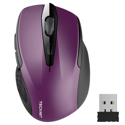 Tecknet wireless 2.4G optical mouse for $8