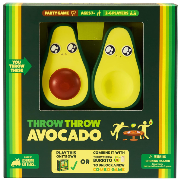 Throw Avacado by Exploding Kittens dodgeball card game for $10