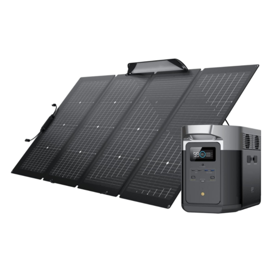 Save $900 on the EF Ecoflow solar generator Delta Max with solar panel