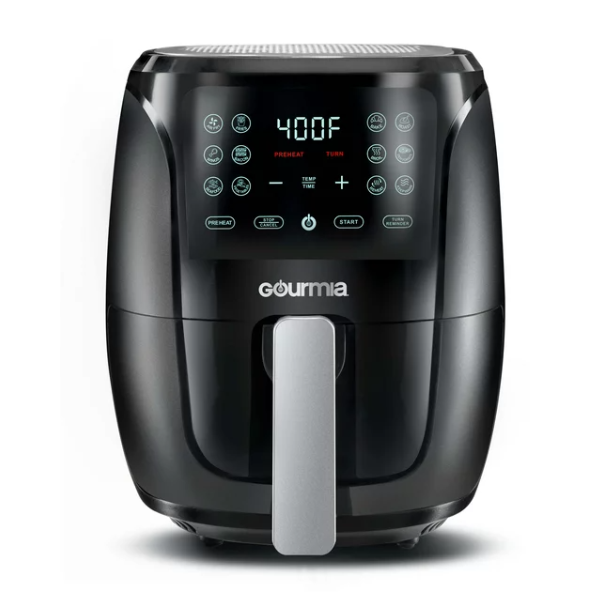 Gourmia 4-quart digital air fryer with guided cooking for $30