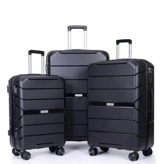 3-piece Travelhouse hardshell luggage set for $90