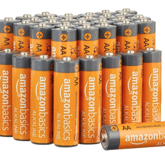 144-pack AA Amazon Basics alkaline batteries for $35