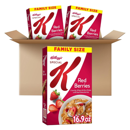 3-pack of Special K breakfast cereal Red Berries for $7