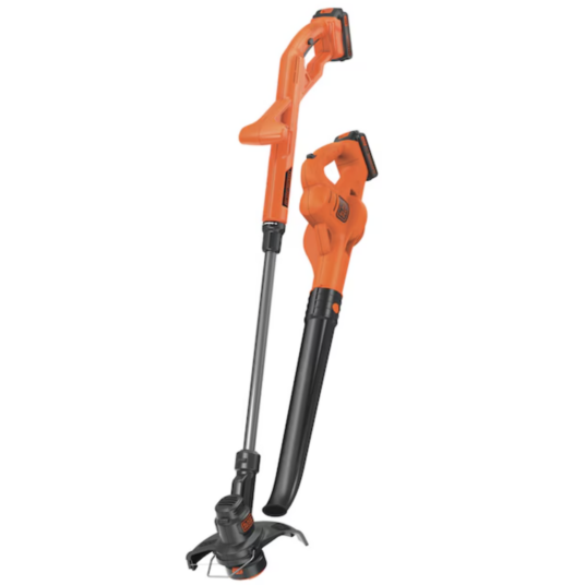 Today only: Black + Decker 20-volt Max cordless string trimmer and leaf blower for $99