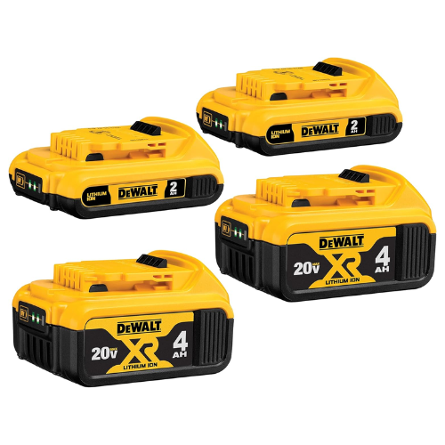 Dewalt 20V Max batteries 4-pack for $149