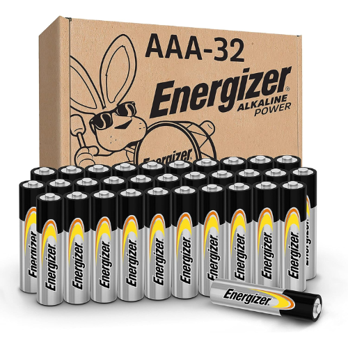 Energizer 32-pack AAA Alkaline batteries for $11