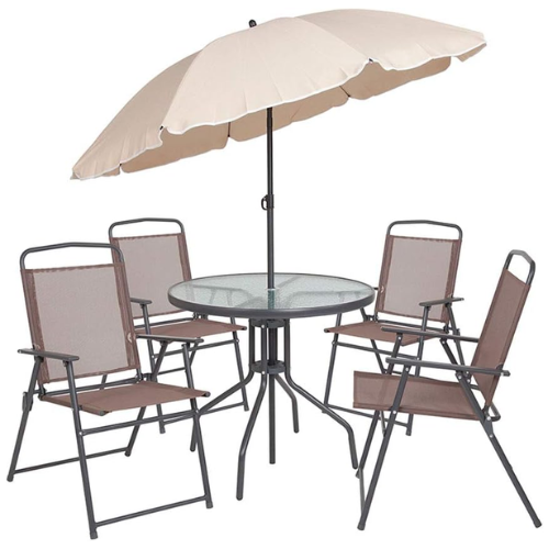 Flash Furniture Nantucket 6-piece patio dining set for $150