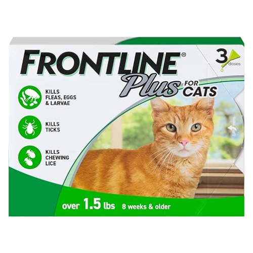 Frontline Plus cats flea and tick treatment for $30