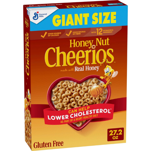 Giant-size Honey Nut Cheerios cereal for $3