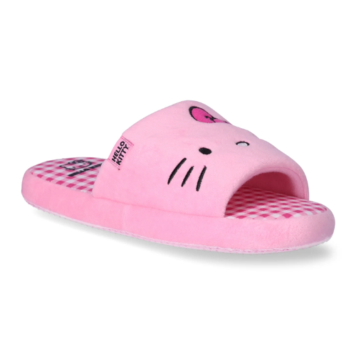 Hello Kitty women’s embroidered slide slippers for $8