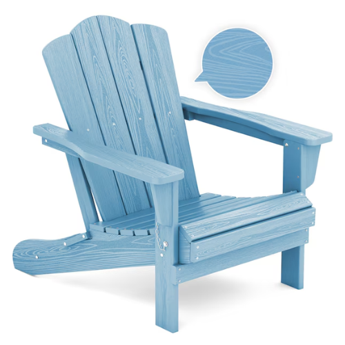 Jearey folding stackable Adirondack chair for $116