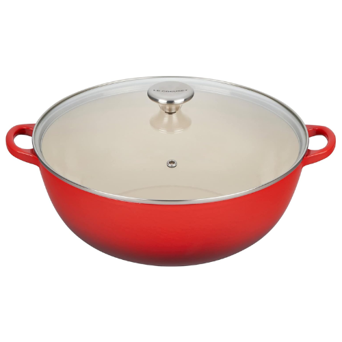 Le Creuset enameled 7.5 qt cast iron chef’s oven with lid for $176
