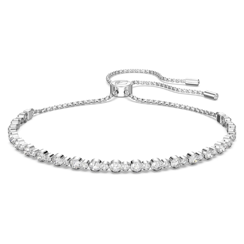 Prime members: Swarovski subtle bracelet with clear crystals for $62