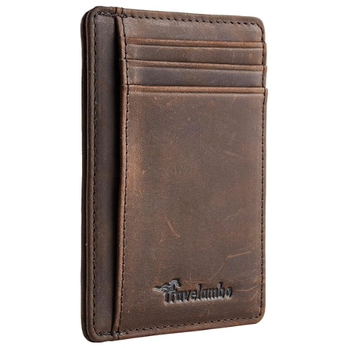 Prime members: Travelambo front pocket minimalist RFID blocking wallet for $9
