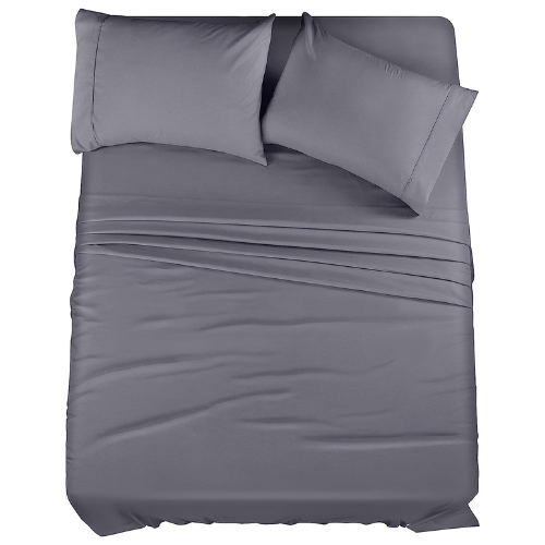 Utopia Bedding 4-piece queen bed sheet set for $16