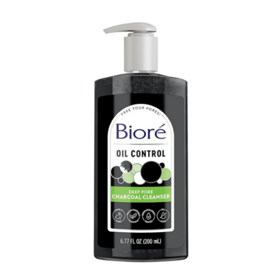 Biore Oil Control charcoal face wash for $6