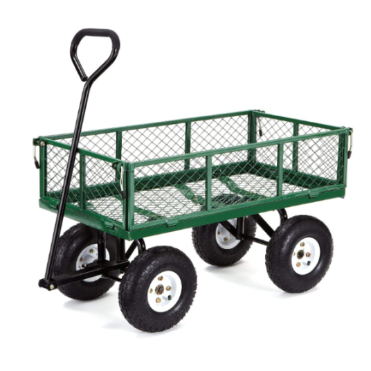 Gorilla Carts steel garden cart for $89