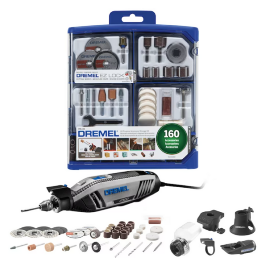 Today only: Dremel 4300 corded variable speed rotary tool + 160-piece accessory kit for $90