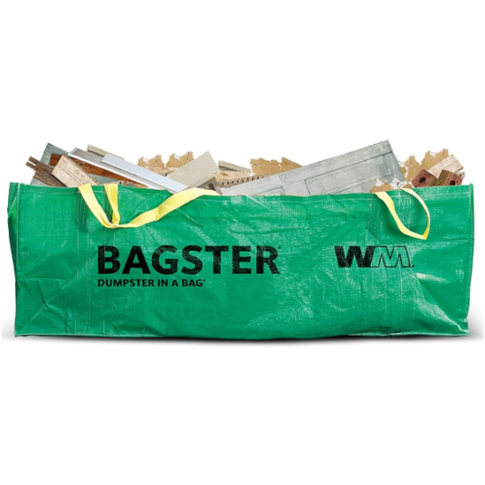 Bagster dumpster in a bag for $29