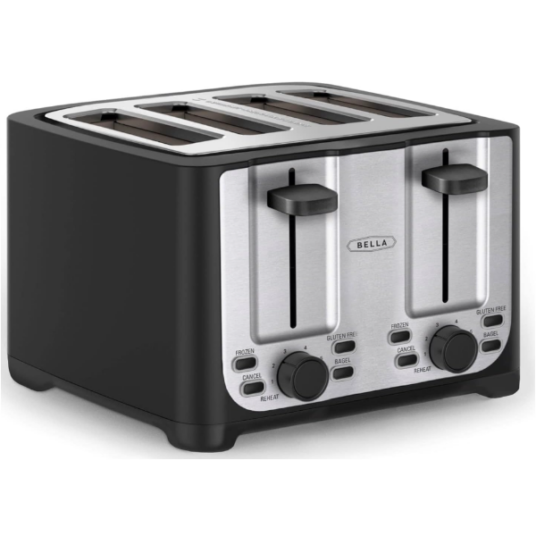 Bella 4-slice toaster with removable crumb tray for $30