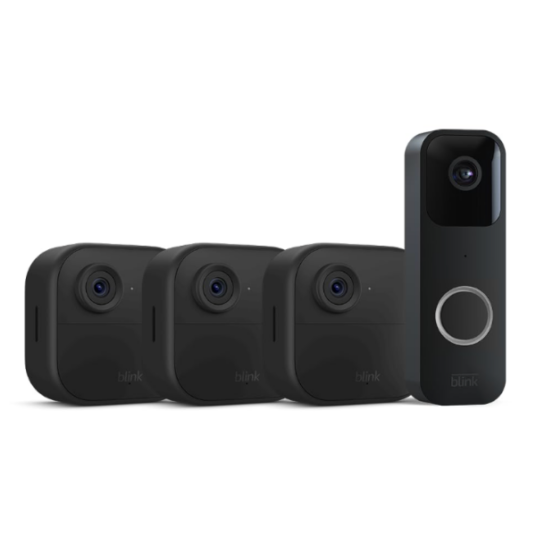 Prime members: Blink Video Doorbell + 3 outdoor security cameras with Sync Module 2 for $120