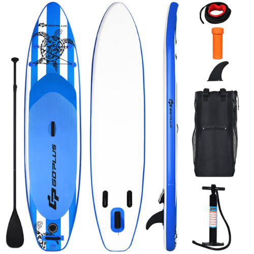 Costway inflatable stand-up paddleboard for $130