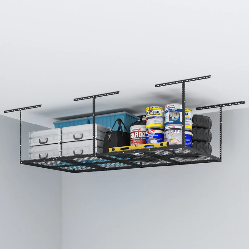 Fleximounts overhead adjustable ceiling garage storage shelves from $79