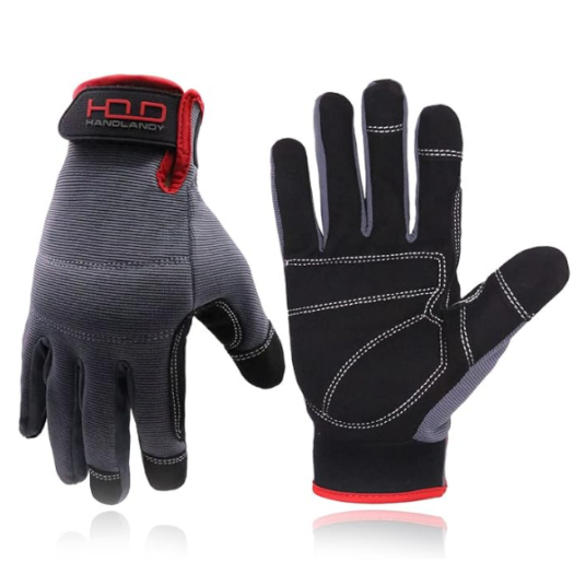 Handlandy men’s touch screen work gloves for $9