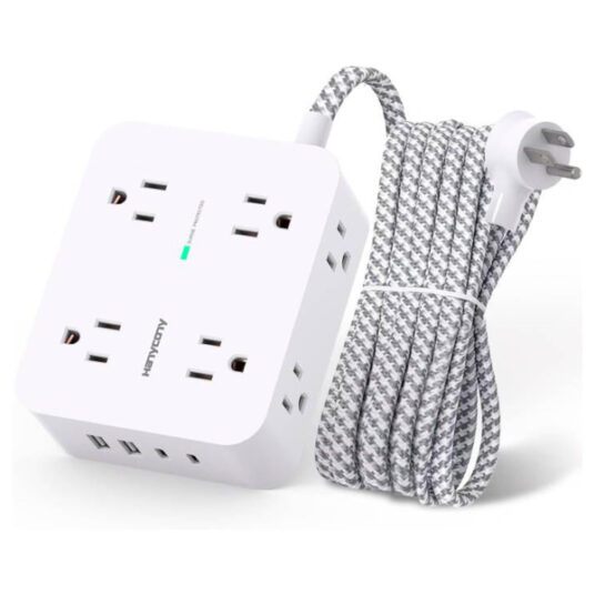 Prime members: Hanycony 8-outlet surge protector power strip for $13