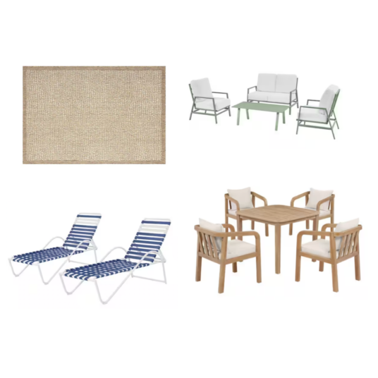 Today only: Take up to 65% off patio furniture & decor