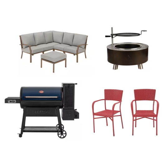 Today only: Take up to 75% off patio items and grills