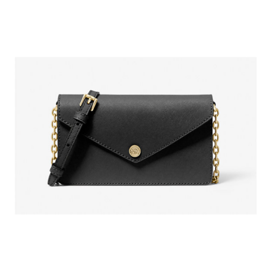 Michael Kors small Saffiano Leather Envelope crossbody bag for $44