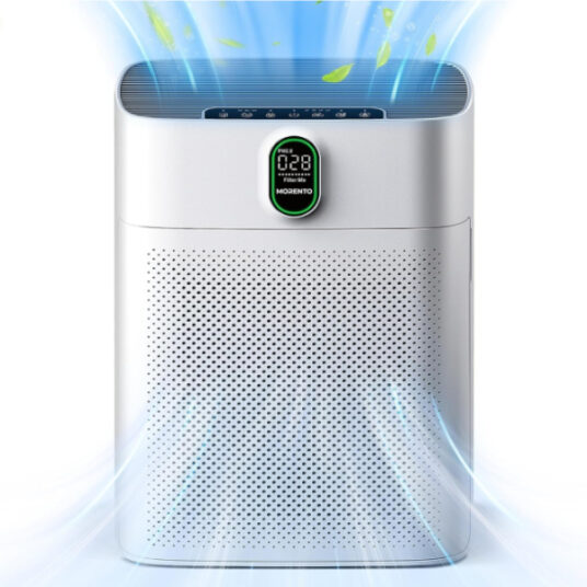 Morento large room air purifier for $73