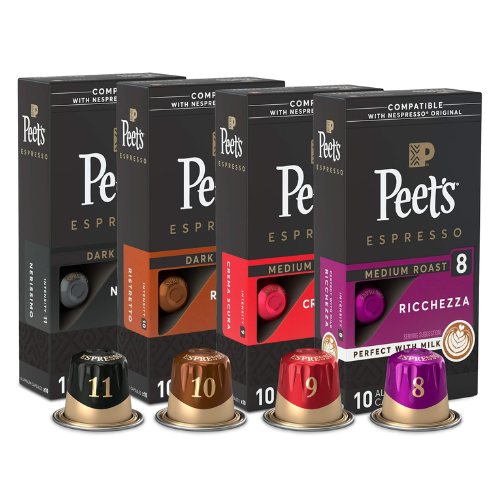 Prime members: 40-count Peet’s Coffee espresso pods for $18