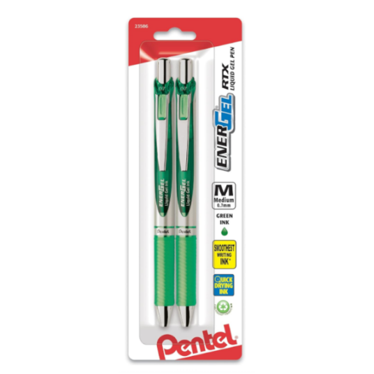 Pentel EnerGel Deluxe RTX retractable gel pen set for $3