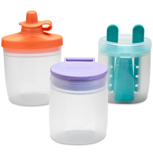 Select accounts: Pyrex Littles 6-piece silicone toddler feeding set for $8