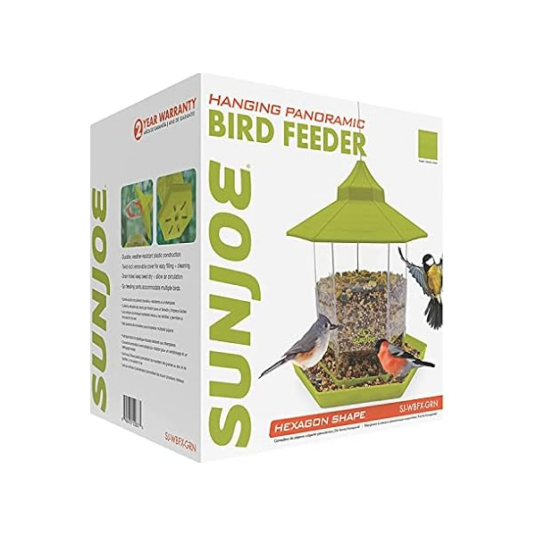 Sun Joe hanging panoramic bird feeder for $8
