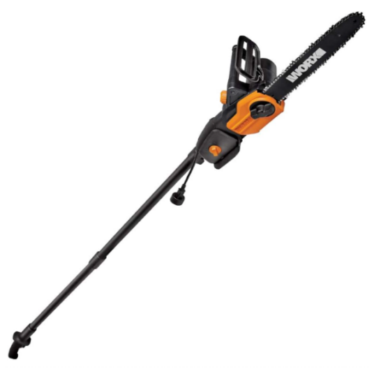 Worx 19-foot 2-in-1 electric chainsaw and pole saw attachment for $63