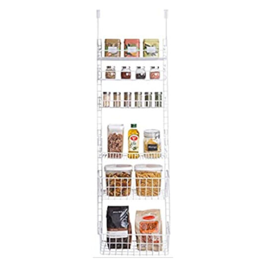 Smart Design 55-inch over-door pantry organizer for $22