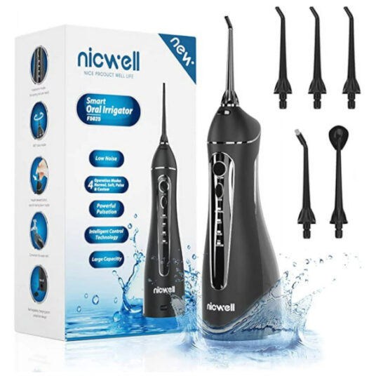 Nicwell portable dental water flosser for $18