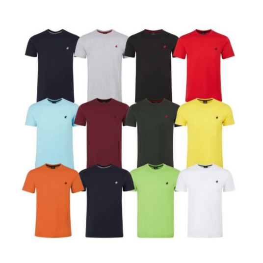 5-pack men’s cotton short sleeve crew neck shirts for $30, free shipping