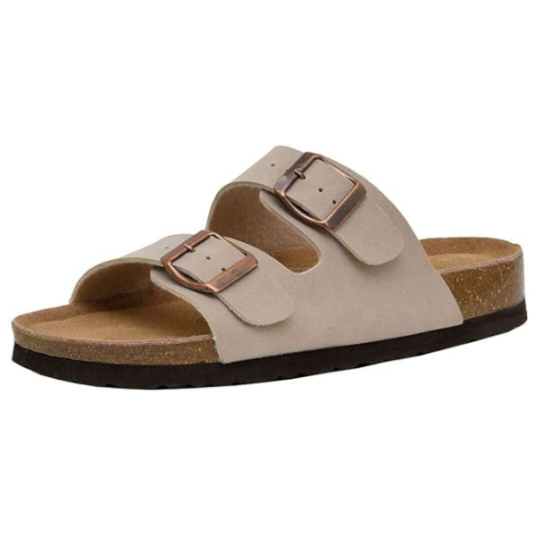 Cushionaire women’s lane cork footbed sandal with +Comfort for $28