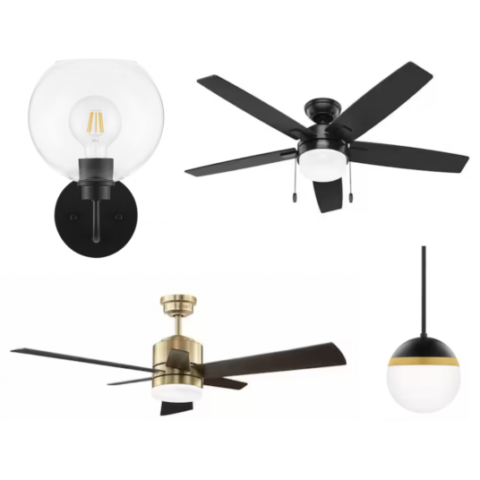 Today only: Take up to 45% off lighting and ceiling fans