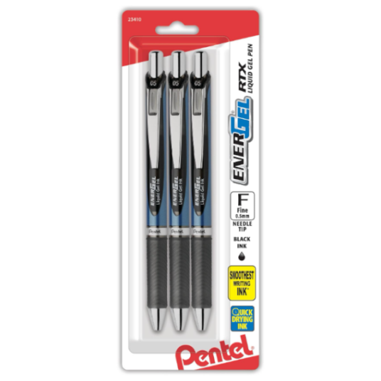 Pentel EnerGel Deluxe RTX retractable pens for $4
