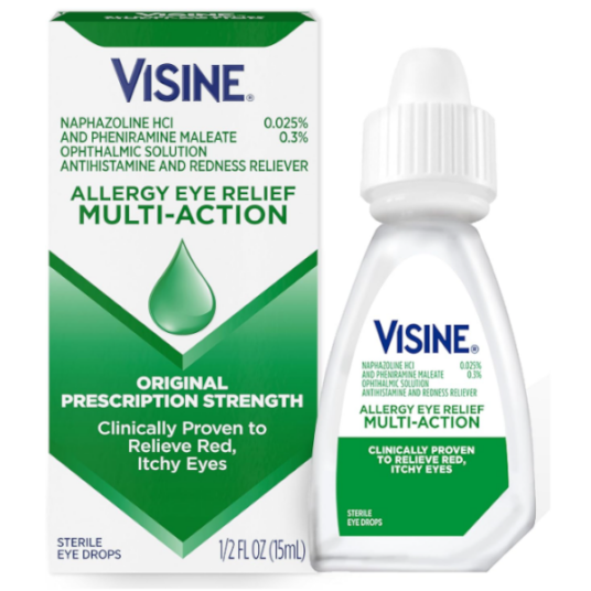 Visine allergy eye relief multi-action eye drops for $5