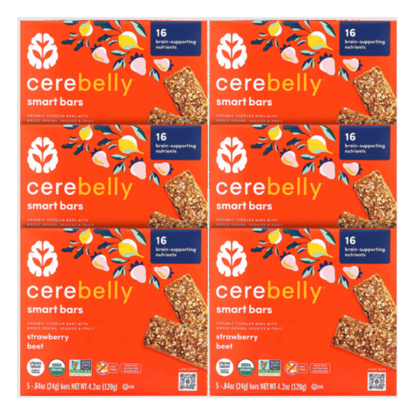 Today only: 30-pack Cerebelly organic smart bars for $16 shipped