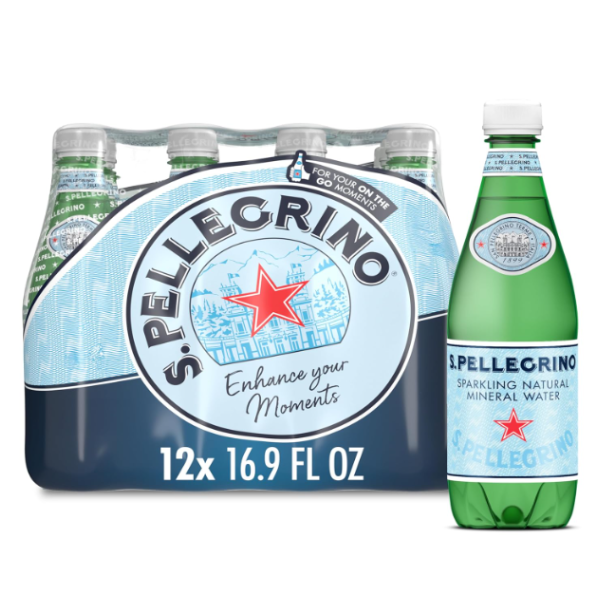 Prime members: 12-pack S. Pellegrino sparkling natural mineral water for $8