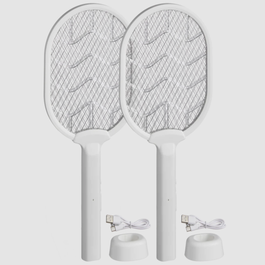 Today only: 2-pack rechargeable 3000V electric fly swatters for $12 shipped