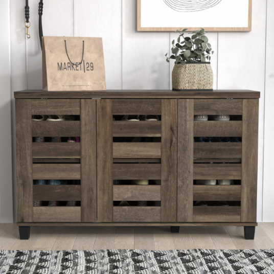 Steelside Millan 16-pair shoe storage cabinet for $180