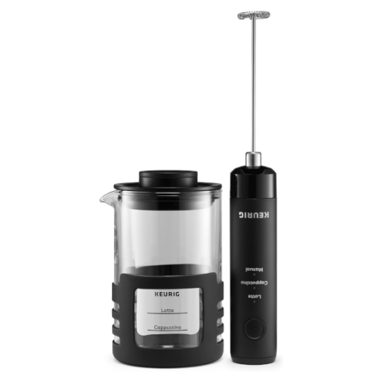Keurig SimpleCafe microwave safe milk frothing cup and handheld frother for $20